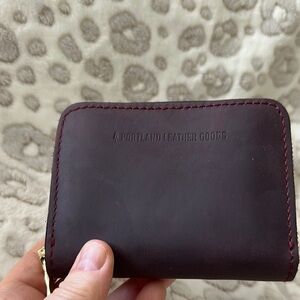 Portland Leather Small Zip Wallet